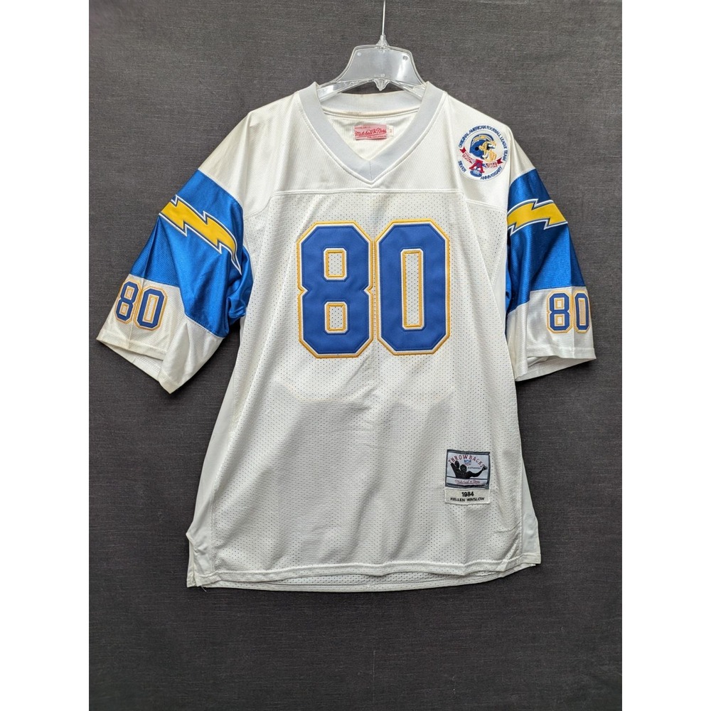 Authentic 1984 Kellen Winslow #80 Mitchell & Ness San Diego Chargers Jersey 50
